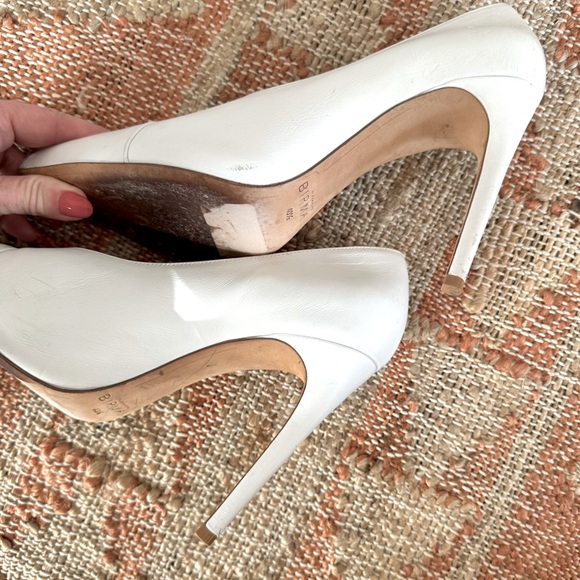 Alexandre Birman 100mm Clarice White Leather Pointy Pump 40.5 - Picture 12 of 12